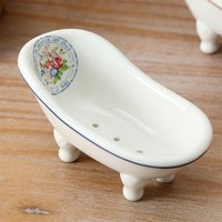 Creative Nordic-Style Draining Soap Box & Ceramic Soap Dish – Ideal for Bathroom Bathtubs & Sinks