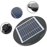 1pcs Solar Roof Fan, Attic Vent For Boat RV, Greenhouse Shed, Caravan, HVAC System Accessories Solar Roof Fan Attic Vent Tools