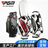 PGM Caddy Pencil Club Bag Authentic Package Standard Bag Men Sports Golf Cart Bag Professional Staff Bag Snake Lines Waterproof