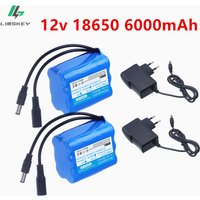3S2P 12V 6000mah battery 18650 Li-ion Rechargeable batteries with BMS Lithium Battery packs Protection Board +Charger