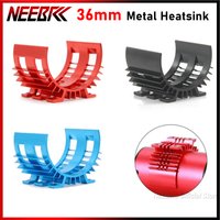 NEEBRC 36mm Metal Heatsink Cooling Cover Upgrade for 1:10 RC Car Axial Traxxas 540 550 3650 3660 3670 3674 Motor Heat Sink Part