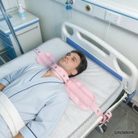 Neck Fixing Strap Magnetic Restraint for Mental Hospital Medical Restraints Magnetic Locking Pink Bed Restraints Patient Care