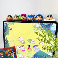 Genuine Crayon Shin-Chan Animation Figurine Pendant Hippers Mobile Phone Car Decoration Screen Party Doll Trend Christmas Gift