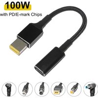 100W USB C PD To DC Universal Laptop Charger Converter Type C Fast Charging Adapter Cable Cord for Asus Lenovo Hp Dell Laptop