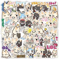 AliExpress GOGOTU 50PCS Cute Inoue Toro Stickers Cartoon Cat Meme Sticker Funny Graffiti Decals Luggage Laptop Phone Guitar Bike Kids Toys