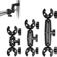 Camera Mount Adapter Motorcycle Handlebar Clip Camera Crab Clamp For Camera Gopro LED Light Filming Studio Cycling Mobile Phone