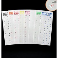 1pcs Clear Russian Sticker Film Language Letter Keyboard Cover For Computer Notebook PC Dust Protection Laptop Accessories