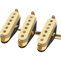 Alnico 3 SSS Surfari Handwound Guitar Pickups Vintage 1954 Single Coil for ST style Guitars N/M/B For ST Guitar Yellow Cover