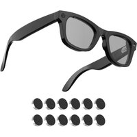 Low-Tack LED Light Blocking Stickers Restickable Silicone Sunscreen for Glasses for Ray Ban Meta Wayfarer/Skyler/Headline