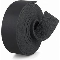 2mm Thick Black Stiff Full-Grain Crazy Horse Cowhide Leather Strip, Genuine Leather Bag Strap, Shoulder Strap, Matte Belt, Leash