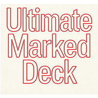 Ultimate Marked Deck Playing Cards Magic Trick Close Up Poker Street Illusion Mentalism Gimmick Magician Props