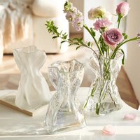 Clear Glass Vase Hydroponic Vase Home Pack Hydroponic Green Plant Vase Potted Flowers Vase Table Wedding Centerpieces