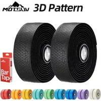 3D Pattern Road Bike Handlebar Tape Anti Slip Silica Gel Handlebar Tape Shock Absorption Cycling Bar Tape Fishing Rod Racket
