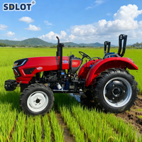 Tracteur agricole diesel 50 CV 4 roues motrices, fabricant de machines agricoles utilitaires, personnalisé
