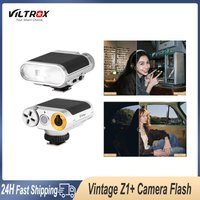 VILTROX Vintage Z1+ Mini Camera Flash Speedlite GN12 Standard Hot Shoe Mount for Sony Canon Nikon Fujifilm Olympus DSLR Camera