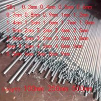 1PC 304 Stainlessy Steel Capillary Tubes Pipes OD 0.3-9mm Length 100mm 250mm 500mm