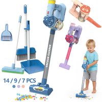 Kids Vacuum Cleaner Toy Realistic Pretend Play Cleaning Toys Educational Housekeeping Learning Gifts for Toddlers Boys Girls