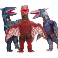 Adult Pterosa Dinosaur Inflatable Costume Halloween Cosplay Pterosaur Spinosaurus Disfraz Trex Dragon Velociraptor Blow Up Dress