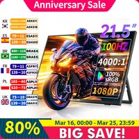 HGFRTEE 21.5 Inch 100HZ VA Panel - Gaming Monitor 4000:1 1080P Resolution 3ms Response Time And 178 Degree Wide Viewing Angle