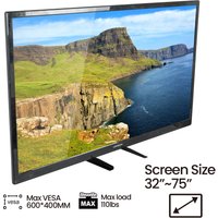 BEISHI Universal Table Top TV Stand Pedestal For 32-75 Inch LCD/LED/Plasma TVs, TV Stand Legs For Screen Monitor Bracket