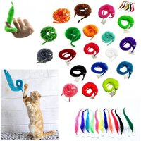 5/10/15Pcs Magic Props Caterpillars Seahorse Elf Magic Worm Decorate and tease catsChristmas Halloween Tricks Toy Kid Gifts