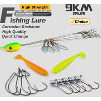9KM Alabama Rig Set Umbrella Rigs Fishing Trolling Saltwater Fishing Tackle