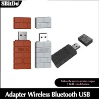 8Bitdo Adapter Wireless Bluetooth USB for Windows Mac RaspberryPi Switch Lite NS OLED Support Xbox JoyCon PS3 PS4 PS5 Controller