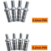 50pcs Arrow Aluminum Pin ID 4.2 mm 5.2mm 6.2 mm For Arrow Shaft Arrow Nock Compound Recurve Bow Arrows Archery
