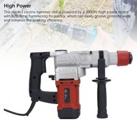 Concrete Rotary Hammer Electric Hammer Drill Function High Power Concrete Rotary Hammer for Industry Electric Hammer Drill
