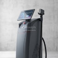 Professional 755/808/940/1064nm Diode Laser Hair Removal Machine TEC Cooling Large Spot Ion Double Filter 15.6" Touchscreen