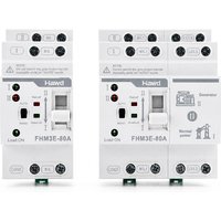ATS Mini Automatic Transfer Switch 220V Din Rail Dual Power Electrical Selector Switches Uninterrupted Power 80A
