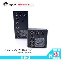 Bykski RGV-DDC-X-TK120/240 / Acrylic Distro Plate / Board for PC Cooler System Case /Combo DDC Pump /Fit Hard Hose Tube