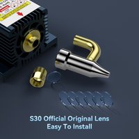 Original SCULPFUN S30/S30 Pro/S30 Pro Max Laser Len 6 pièces lentille Standard Surface renforcée Anti-huile Anti-fumée haute transparente