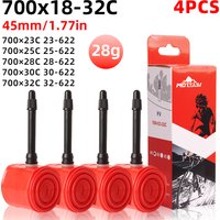 4 Stück Ultraleichte Fahrradschläuche 700c Rennrad TPU-Schläuche 45mm 65mm 85mm Französisches Ventil 23C 25C 28C 30C 32C Fahrradreifen