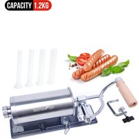 Master Feng Horizontal Sausage Stuffer Homemade Manual Sausage Maker Sausage Meat Filling Machine