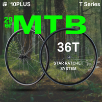Koła karbonowe 10PLUS 29er MTB Seria T, obręcze do rowerów górskich, zestawy kół karbonowych, szerokość 30mm, wysokość 24mm