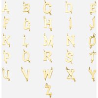 26Pcs/Lot Mirror Polish Stainless Steel Charms Initials Letter Connector Charms For DIY Making Necklace Braid Bracelets