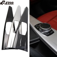 Car Interior Multimedia Panel Cover Trim for BMW 3 Series F30 F34 4 Series F32 F36 2013 2014 2015 2016 2017 Carbon Fiber ABS