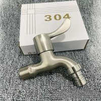 304 Stainless Steel Garden Lengthen Fast Open Faucet, Washing Machine, Cold Water Faucet, Mop Pool Taps
