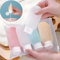 2-Pack 2.03 Oz Refillable Travel Bottles, Leakproof Cosmetic Containers for Toiletries