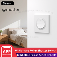 SONOFF MINI-RBS-E Fusion Series Matter Over WiFi Smart Rollladen Wandschalter Orb-RBS Funktioniert mit Google Home Alexa AppleHome