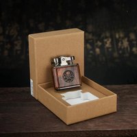 HONEST retro brass fuel lighter, kowtow machine, grinding wheel ignition, creative classic men's gift