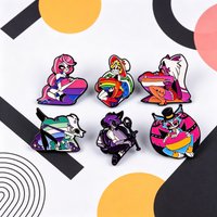 Cartoon Demon Soft Enamel Pin Lapel Pins Women Brooch for Clothes Men Badges Bag Pins for Backpack Jewelry Accessories
