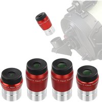 1.25" Telescope Eyepiece Kit FMC Green Film Eyepiece for Planetary & Deep Sky Observation 4mm/10mm/16mm/20mm