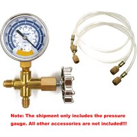 For Vacuum Pump 0-14psi Dial Display G1/8in Connector 60mm Vacuum Gauge Pressure Gauge Accurate Air Gauge Instrument