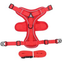 Reflective Trim Cat Harness Leash Vest Style Breathable Adjustable Cat Harness Adjustable Anti Escape Cat Harness Leash Set