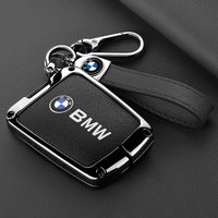Zinc Alloy Car Remote Key Case Cover Holder Shell For BMW I3 I8 Series 2014 2015 2016 2017 2018 Protection Keychain Accessories