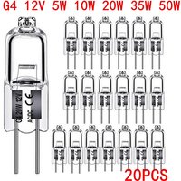 1/5/10/20PCS G4 12V 5W 10W 20W 35W 50W Halogen Bulbs JC Bi-Pin Warm White LED Replacement Capsule Lamp for Lighting
