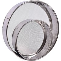 Kitchen Mesh Flour Sifter Round Stainless Steel Flour Sieve Strainer Sifters