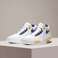 Nike Flight Legacy Mid-Top Retro Basketball Shoes with Slip-Resistant, Durable, and Cushioned Construction Unisex BQ4212-102
